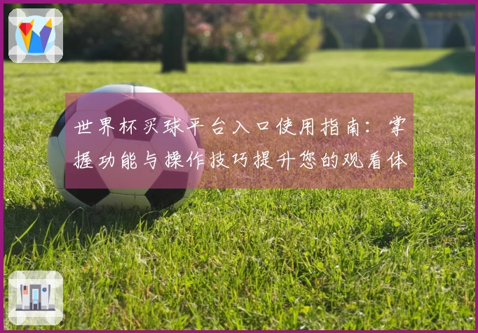 世界杯买球平台入口使用指南：掌握功能与操作技巧提升您的观看体验